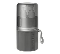 Travel Pump Bottle - Leakproof Vacuum for Pumping | 4 In 1 Refillable Casing with Internal Rotating Mechanism & Identification Labels for Shampoos, Gels, Creams and Toiletries Organization