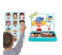 Travel Puzzle | Funny Double Sided Board Games | Portable Magnet Jigsaw Puzzle Boxes - for Boys Girls Preschool Car Airplane Homeschool Playroom Birthday Holiday