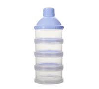 Travel Ready Baby Milk Powder Dispenser 4/5 Separate Compartments Milk Powder Container Leakproof for Food & Formulas Multipurpose Feeding Box