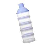 Travel Ready Baby Milk Powder Dispenser 4/5 Separate Compartments Milk Powder Container Leakproof for Food & Formulas Multipurpose Feeding Box
