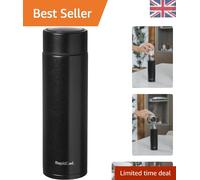 Nuby RapidCool Portable Baby Bottle Maker - Formula Feed in 2 Minutes | Ideal for Travel Bottles and Night Feeds | Includes Milk Powder Dispenser and Digital Lid | No Filter Needed (Black)