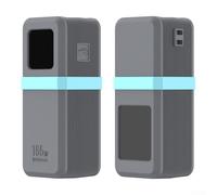 Travel Ready Silicone Cover for UGREEN Nexode 165W Power Bank 20000mAh Combining Protection and Port Accessibility (Gray)