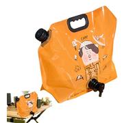 Travel-Ready Water Carrier - Portable Water Bag, Folding Jug | Hydration Tank, 8L Leakproof Reservoir Pouch with Faucet for Camping, Hiking, Cycling, Sports Rides and Survival Prep