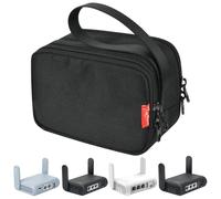 Travel Router Case for GL.iNet GL-MT3000/GL-SFT1200/ GL-A1300/GL-AXT1800/ TP-Link AX1500 Travel Routers, Portable WiFi Storage Holder,Waterproof Anti-Scratch Carrying Bag with Pocket