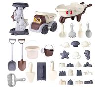 Travel Sand Toys - Outdoor Digging Game Set, Kids Age 3+ Tools, Shovel Rake Scoop Accessories, Backyard Creative Fun, Vacation Pool Activity Set |Beach Play Kit Summer Sand Toy For Children