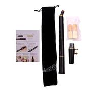 Travel Sax 8-Hole C Key Practice Sax | Compact Practice Tool with Reeds and Carrying Bag, Band and Orchestra Musical Instruments for Musicians