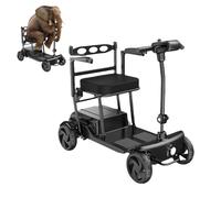 Travel Scooter,Scooters for Senior Citizens,An Aluminum Alloy Frame, 9-Inch Solid Tires, a Net Weight of Only 20 Kg, and a Load Capacity of 200 Kg.Ideal for Elderly 20A