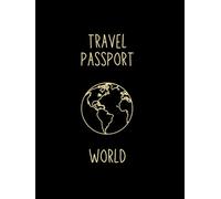 Travel Scrapbook World: Black Passport