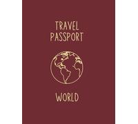 Travel Scrapbook World: Red Passport