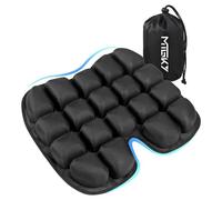 Travel Seat Cushion for Airplane,3D Air Cushion,Coccyx Tailbone Pain Relief Chair Pad,Inflatable Cushion for Travel, Stadiums, Bleachers, Planes,Wheelchair (Black)