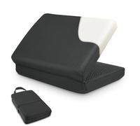 Travel Seat Cushion - Portable Memory Foam for Soft Support, Cushion Pad for Car Seat, Airplane, Bleacher, Airplane & Stadium for Long Sitting for Hip, Tailbone, Coccyx, Sciatica