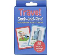 Travel Seek-and-Find Scavenger Hunt Cards (50 card deck)