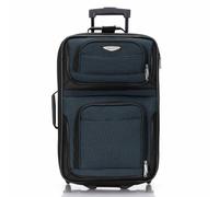Travel Select Amsterdam Expandable Rolling Upright Luggage, Navy, Carry-on 21-Inch, Amsterdam Expandable Rolling Upright Luggage