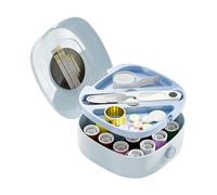 Travel Sewing Kit - Magnetic Needle and Thread Case | Sewing Box with Organizer Function | for Beginners Girls Women Clothing Projects Crafts Repair