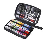 Travel Sewing Kit with Needles Threads Scissors Pins Tape Measure Storage Bags Sewing Embroidery Handwork Box Set