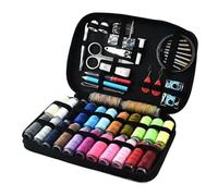 Travel Sewing Kit with Needles Threads Scissors Pins Tape Measure Storage Embroidery Box Sewing Set Bags Handwork