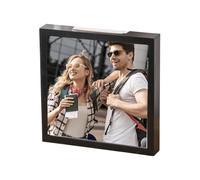 Travel Shadow Box - Ticket Frame | Transparent Frame, Double Sided Image with Time Fragments, Short Photos, Storage Boxes for Flight and Train Tickets, Perfect Travel Souvenir Display Case