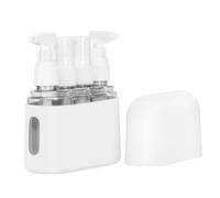 Travel Shampoo Bottle | 50 ml - Squeeze Bottle in Transparent | Leak-proof Liquid Container | Portable Travel Bottles | For Shampoo Conditioner Liquids, Sa, Gray, Please refer to the description