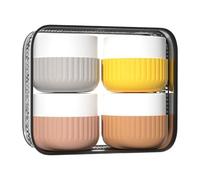 Travel Shampoo Bottles - Portable Silicone Travel Containers Set of Toiletry Bottles Compliant | Reusable Bottles, Spout -Safe for Shampoo, Rinse, Lotion, A