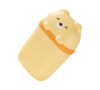 Travel Shampoo Case, Solid Shampoo Holder - Shower Gel Travel Case | With Drip Hole, Shampoo Washable Container, Cute Bear Shape