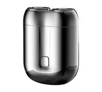 Travel Shavers for Men - Pocket Shaver | 2024 Double-Head Motor Electric Shaver | USB Men's Shaver | Pocket Size Rotary Electrical Shaver | Waterproof Face Storm Shaver Rechargeable for Wet & Dry Use