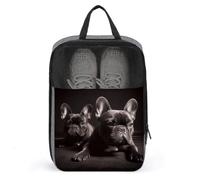 Travel Shoe Bag,French Bulldog Print Shoe Pouch,outdoor Zippered Carrier Shoe Bags,mens Womens Shoe Tote Bag, style, One Size, Modern