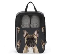 Travel Shoe Bag,French Bulldog Print Shoe Pouch,outdoor Zippered Carrier Shoe Bags,mens Womens Shoe Tote Bag, style, One Size, Modern