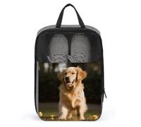 Travel Shoe Bag,Golden Retriever Dog Print Shoe Pouch,outdoor Zippered Carrier Shoe Bags,mens Womens Shoe Tote Bag, style, One Size, Modern