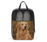 Travel Shoe Bag,Golden Retriever Print Shoe Pouch,outdoor Zippered Carrier Shoe Bags,mens Womens Shoe Tote Bag, style, One Size, Modern