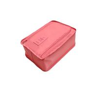 Travel Shoe Bag Portable Storage Bag Travel Essential Cosmetic Bag Toiletries Underwear Bag Storage Shoe Bag for Travel, Sports, and Daily use(Pink)