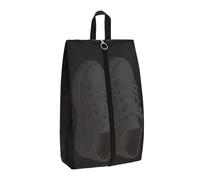 Travel Shoe Bags, Waterproof Storage Pouch with Handle, Smooth Zipper Dust Proof Organizer Packing Shoes in Suitcase or Backpack, Travel Cube for Men and Women, Black, Medium