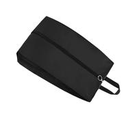 Travel Shoe Bags, Waterproof Storage Pouch with Handle, Smooth Zipper Dust Proof Organizer Packing Shoes in Suitcase or Backpack, Travel Cube for Men and Women, Black, Medium