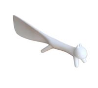 Travel Shoe Horn - Cat Shaped Walking Shoe Wearing Helper, Portable Dressing Tool, Comfortable Footwear Assistant | Daily Clothing Home Office Gym, White, riferimento alla descrizione