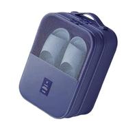 Travel Shoes Bag - Waterproof Sneaker Organiser Case | Portable Boots with Large Capacity Organiser Bag with Zip, Trainers and Heels, The Bag for Men Women Home Travel, navy blue, see description, See