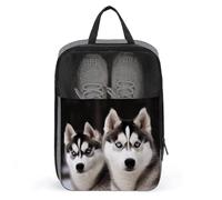 Travel Shoes Carrier, Husky Dog Print Portable Shoe Pouch Portable Shoe Bag Multi-purpose Shoe Bag Space-saving Shoe Bag, style, One Size, Modern