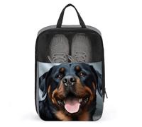 Travel Shoes Carrier, Rottweiler Dogs Tongue Head Print Portable Shoe Pouch Practical Shoe Bagmulti-purpose Shoe Bag Anti-dust Shoe Bag, style, One Size, Modern