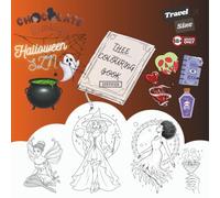 TRAVEL SIZE Chocolate Darlings- Halloween SZN: A Self-Care Melanated Spooky Season Fantasy Colouring Book for adults and teens (MINI Adventures in Colour Series)