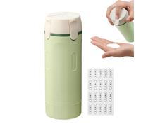 Travel Size Containers - 5.5x5.5x16.5cm Leakproof Refillable Dispenser, Foldable Pump Toiletry Bottle, Portable Cosmetic Liquid Kit | Shampoo Conditioner Lotion Cream Airplane Camping Women Men