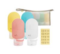 Travel Size Containers - Leak-proof Travel Cosmetic Bottles, Shampoo and Lotion Containers for Liquids | Small Travel Bottles with Storage Bag for Travel, Getaway, Vacation, Business Travel
