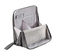 Travel Size Cosmetic Bag - Large Capacity Waterproof Vertical Makeup Organiser, Accessories for Lipstick, Sun Cream, Eyeshadow, Foundation, Hairspray, gray, see description, See description