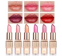 Travel Size Lipstick Set - Moisturizing Lip Gloss Stick - Long-Lasting Hydrating Makeup Lip Sticks For Party Wedding Bridal Everyday Use By Girls And Women
