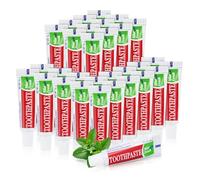 Travel Size Mini 0.176 oz Toothpaste Bulk, Disposable Mint Flavor Pocket Teeth Paste Small Essential Toothpaste for Travel, Home/Hotel/Guests/Charity/Homeless/Camping Oral Care Single Use, 30 Tubes