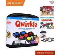 Mindware | Qwirkle: Travel Edition | Miniature Game | Ages 6+ | 2-4 Players | 45 Minutes Playing Time