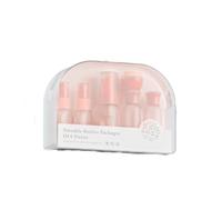 Travel Size Spray Bottles Travel Bottles, Leak-Proof TSA Compliant Small Travel Containers for Shampoo Lotion, Refillable Container Pocket Size Sprayer Set (Blue)