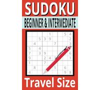 Travel Size Sudoku: 88 Easy to Medium Puzzles with Solutions, One Per Page, Easy to Read, 5" x 8" Book (Sudoku Books by Michael Martin)