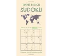 Travel Size Sudoku - Medium level Book for Adults - 90 puzzles: Relaxing Sudoku - Perfect for Trips, Coffee Breaks or Rainy Days