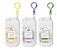 Travel Size Toilet Spray, Air Freshener Spray for Bathroom Deodorizer, Travel Essentials Variety with Removable Hook - Lemon Lavender Eucalyptus Scent
