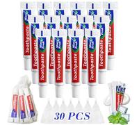 Travel Size Toothpaste to Freshen Breath, 0.35 oz(10g) × 30PCS