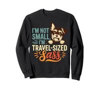 Travel Sized Sass Miniature Schnauzer Dog Lover Sweatshirt