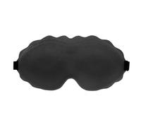 Travel Sleeping Aid Mask Blockout Light Sleep Memory Foam Eyeshade Blindfold Masker Face Eyepatch(Black)